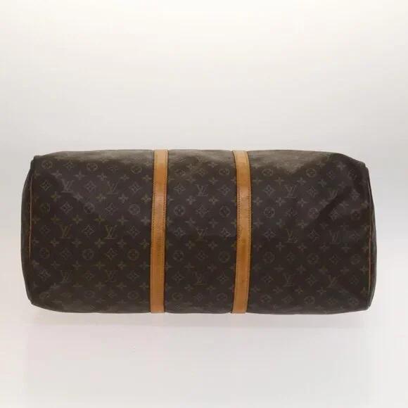 LOUIS VUITTON Monogram Keepall 60 Boston Bag M41422 LV Auth 119896 - Picture 6 of 16